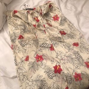 Zara flower skirt